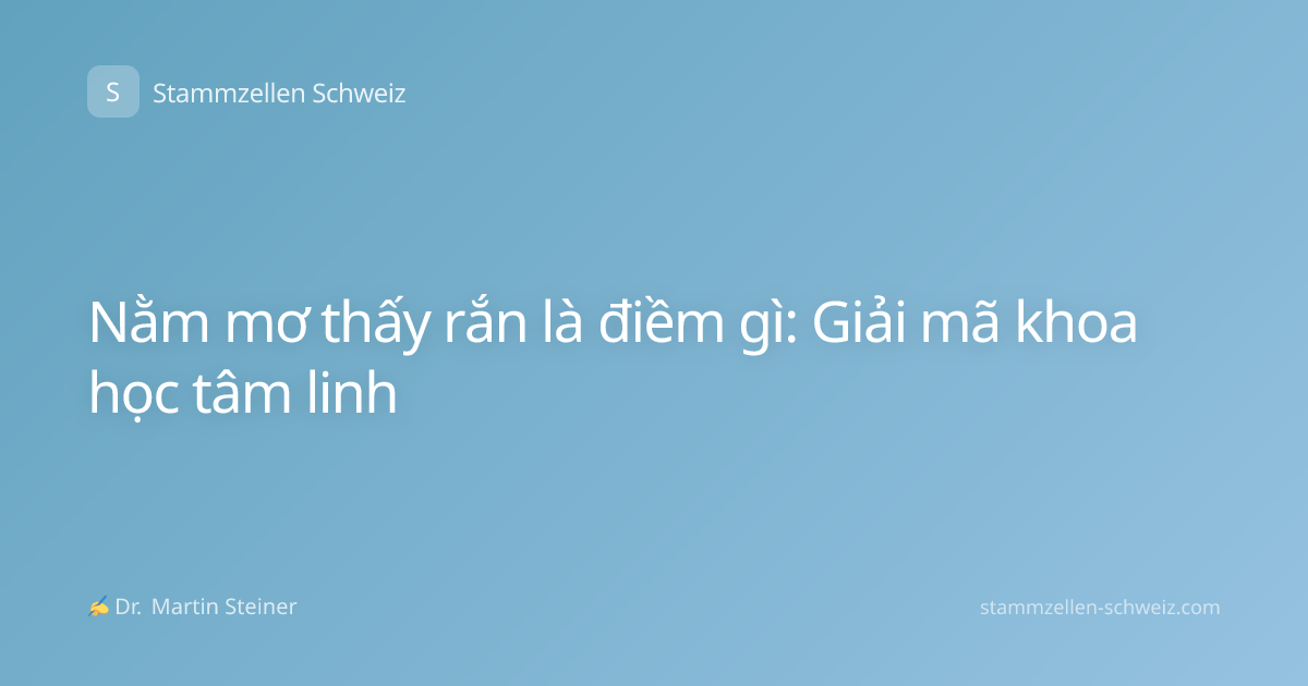 Nằm mơ thấy rắn là điềm gì: Giải mã khoa học tâm linh